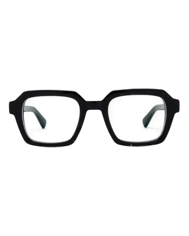 Mykita Brille mit geometrischem Gestell - Schwarz Schwarz