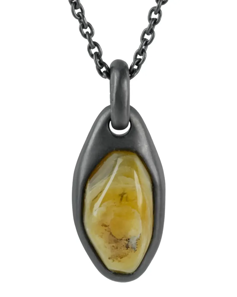 Parts Of Four sterling silver Halos calcite necklace - Schwarz Schwarz