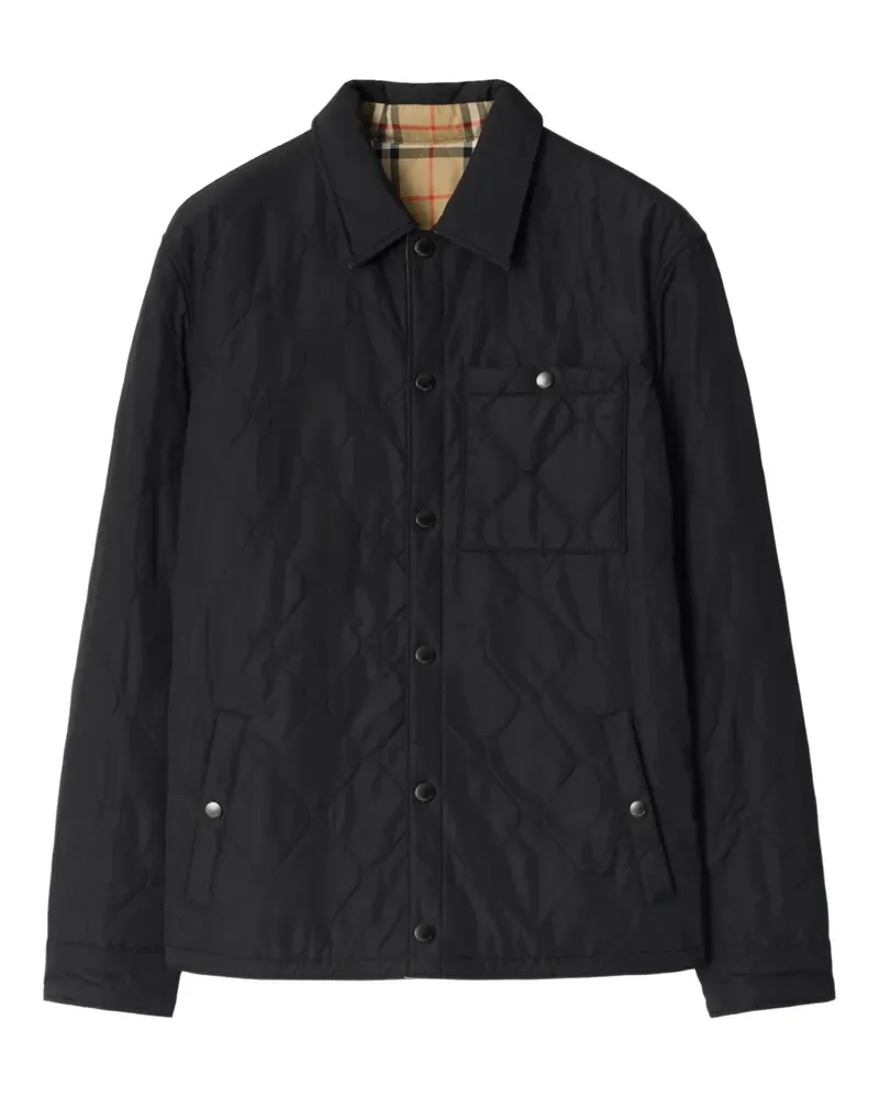 Burberry Wendbare Jacke - Schwarz Schwarz