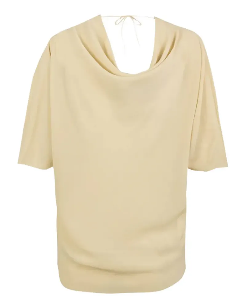 Cortana Liv cowl-back top - Nude Nude