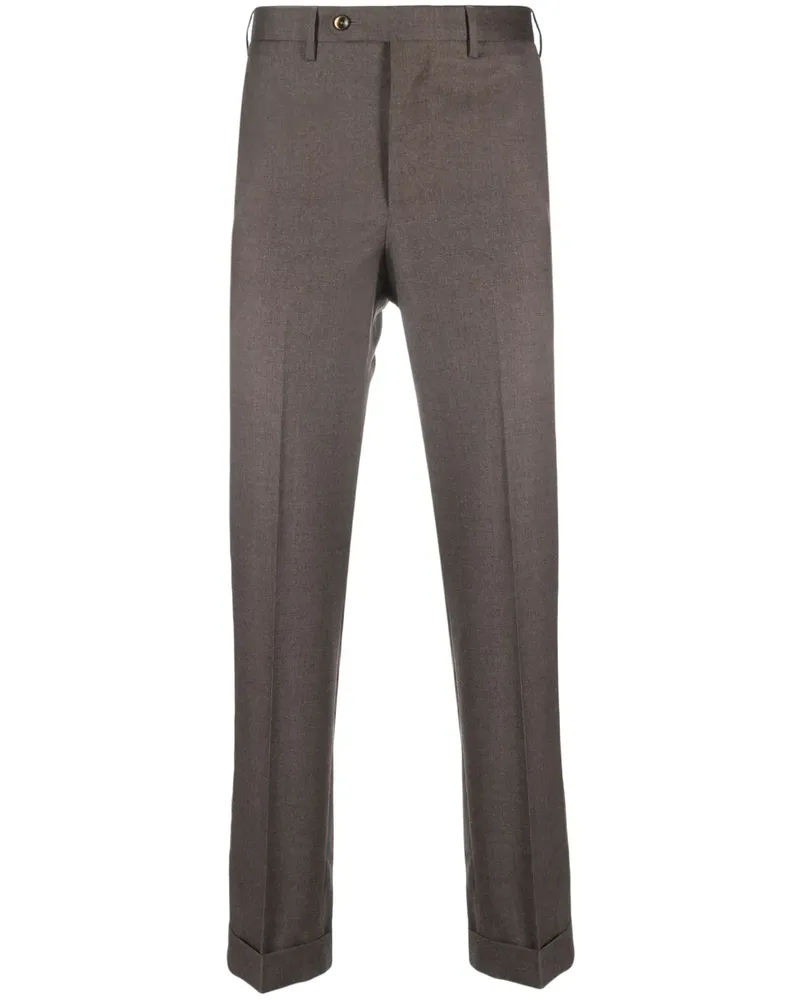 PT TORINO Halbhohe Hose - Braun Braun