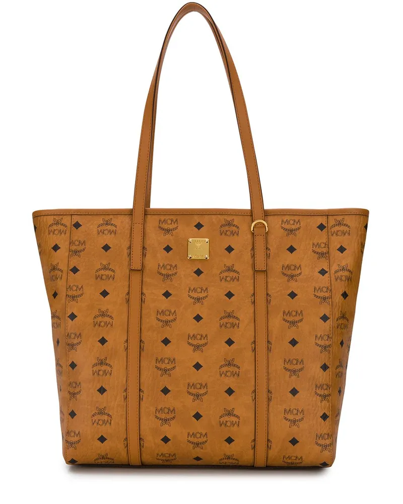 MCM Mittelgroßer Toni Shopper - Braun Braun
