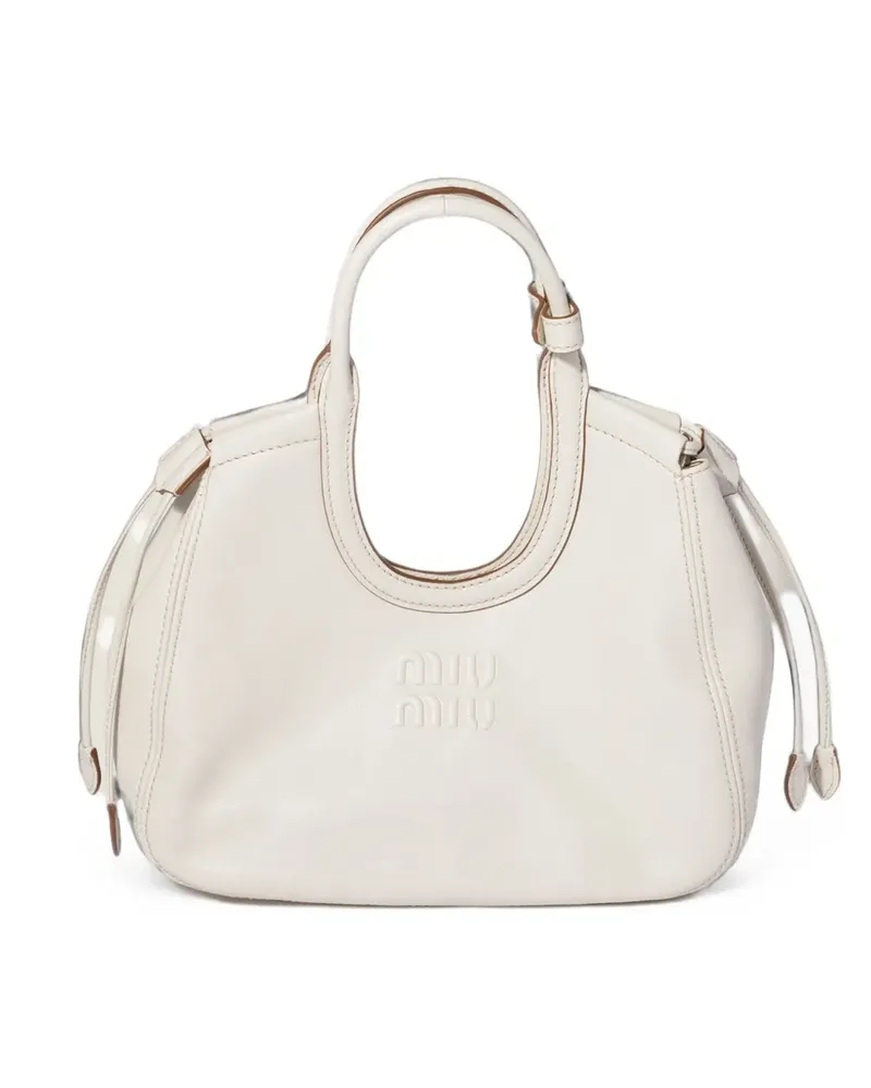 Miu Miu Ivy Tote Bag - Weiß Weiß