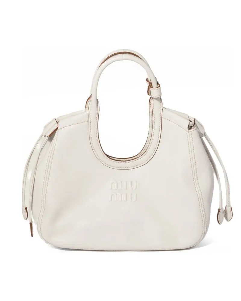 Miu Miu Ivy Tote Bag - Weiß Weiß