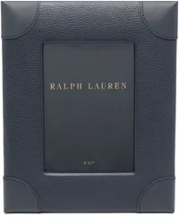 Ralph Lauren Home Ryan Bilderrahmen aus Leder Blau