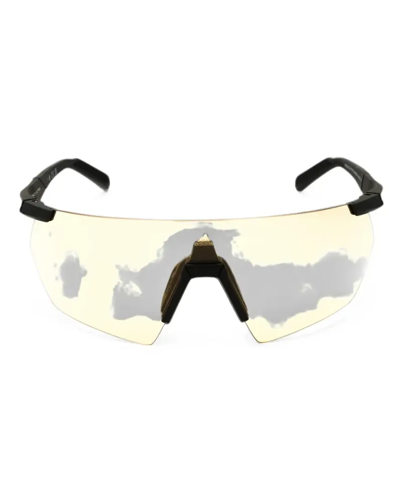 adidas SP0062 geometric-frame sunglasses - Schwarz Schwarz