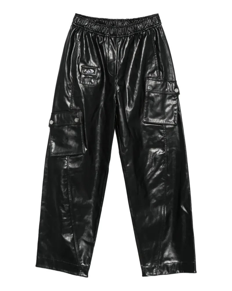 Ganni cargo trousers - Schwarz Schwarz