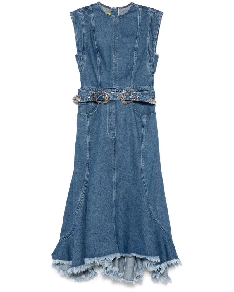 Marques ' Almeida Midikleid aus Denim - Blau Blau