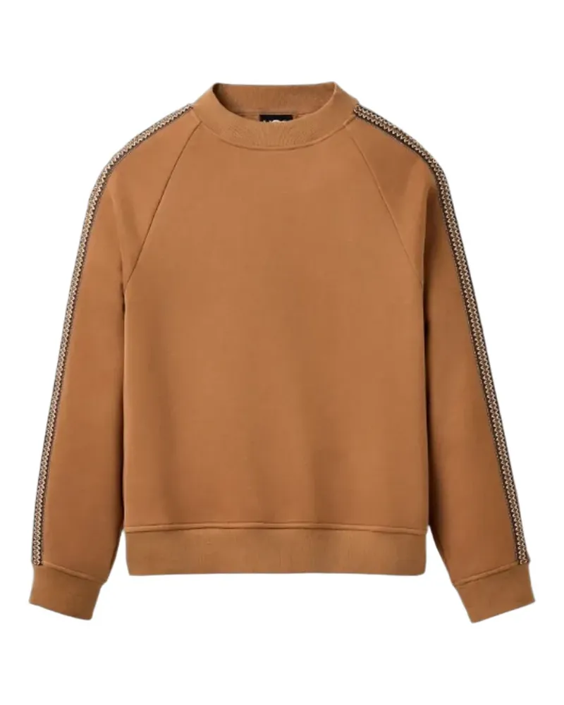 UGG Tasman crew-neck trimmed sweatshirt - Braun Braun