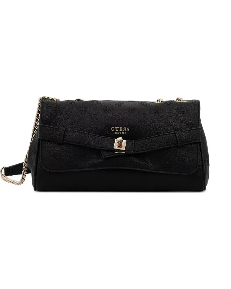 Guess Ella Schultertasche - Schwarz Schwarz