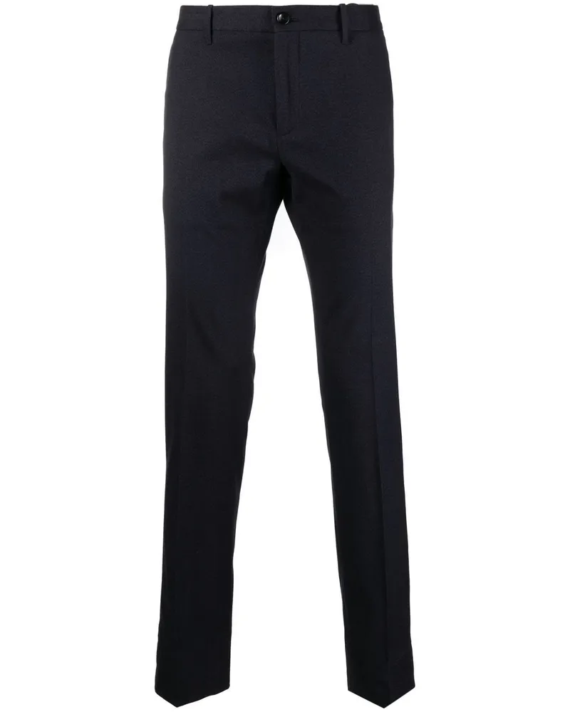 Incotex Hose mit schmalem Schnitt - Blau Blau