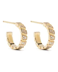 Loyal.e Paris 18kt Gelbgoldcreolen mit Diamant Gold