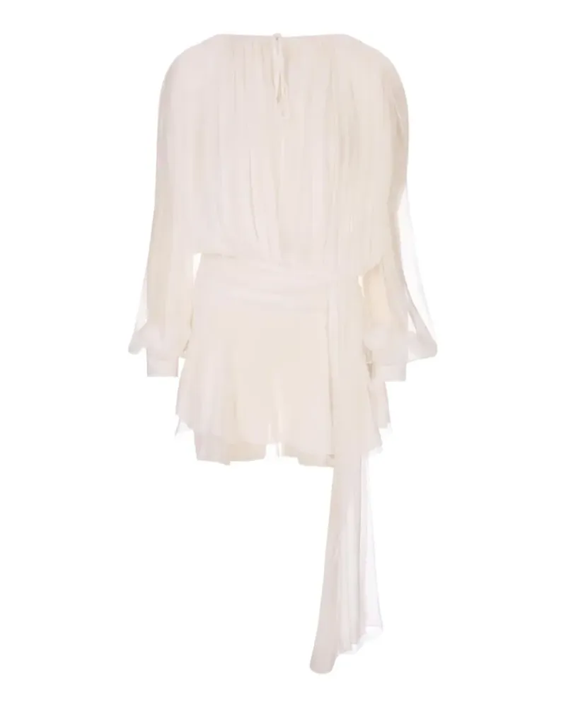 Giuseppe di Morabito draped-detail mini dress - Weiß Weiß