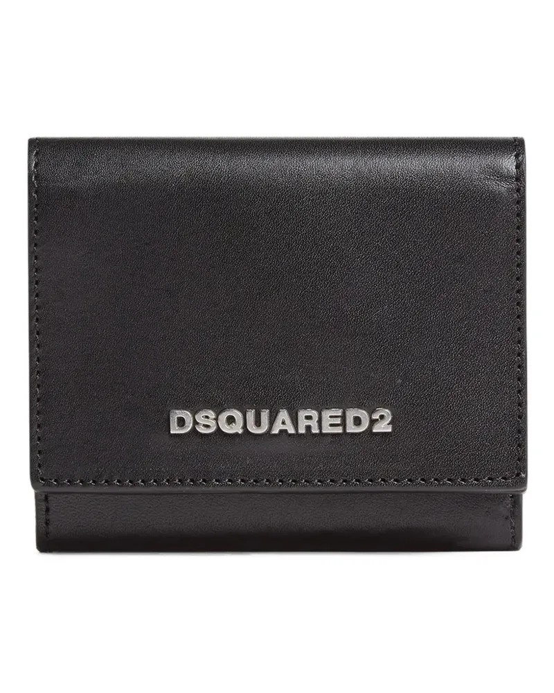 Dsquared2 Klassisches Portemonnaie - Schwarz Schwarz