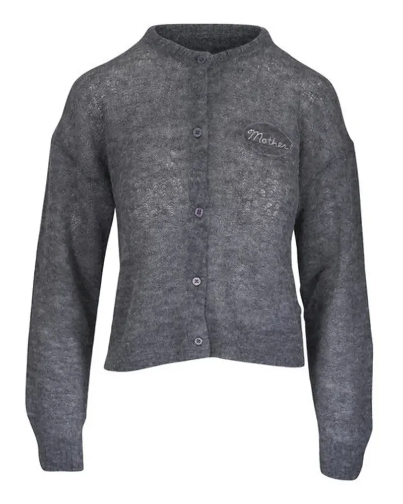 Mother buttoned cardigan - Grau Grau