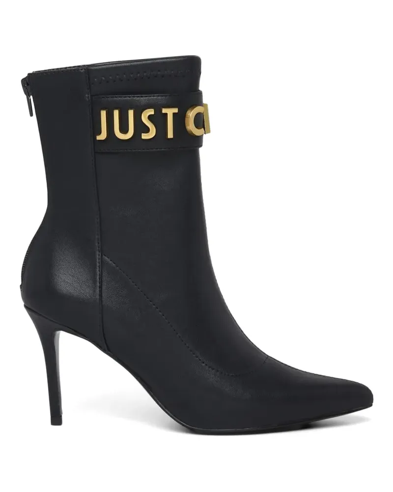 Just Cavalli Stiefel mit spitzer Kappe - Schwarz Schwarz