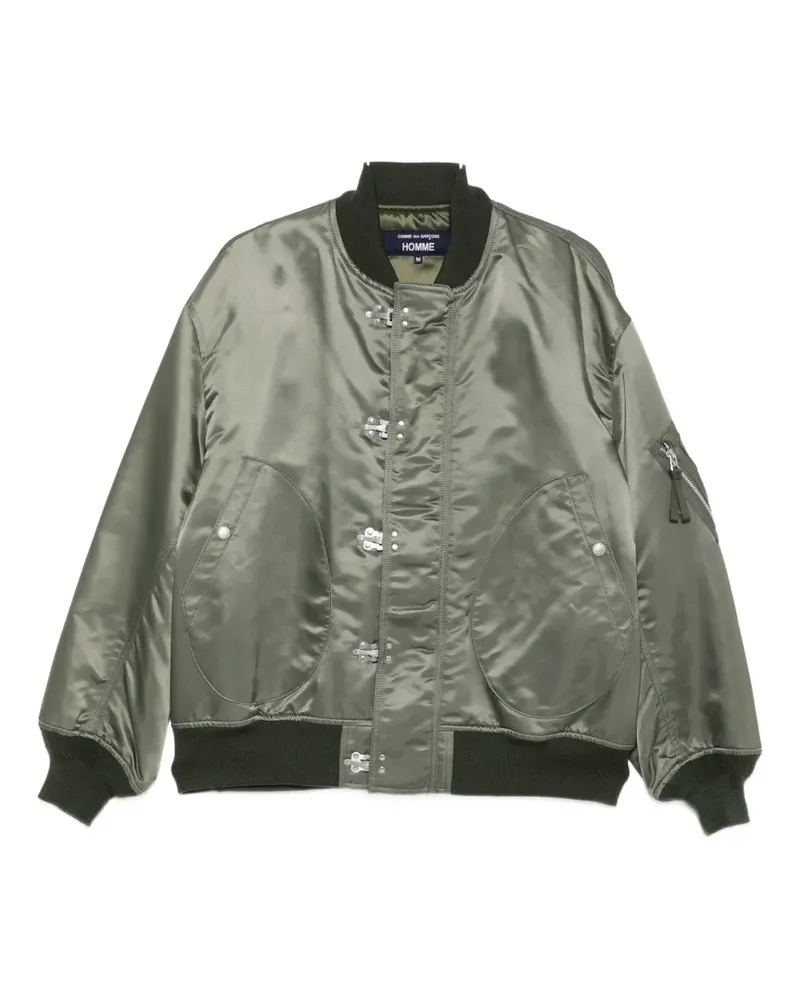 Comme des Garçons satin-finish bomber jacket - Grün Grün