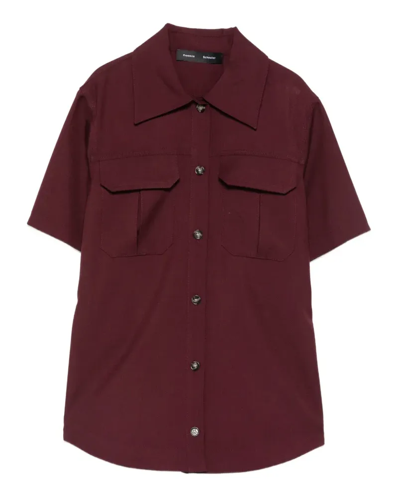 Proenza Schouler Hemd mit Klappentasche - Rot Rot