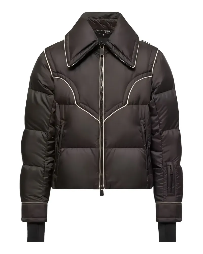 Moncler Blainville piped quilted ski jacket - Schwarz Schwarz