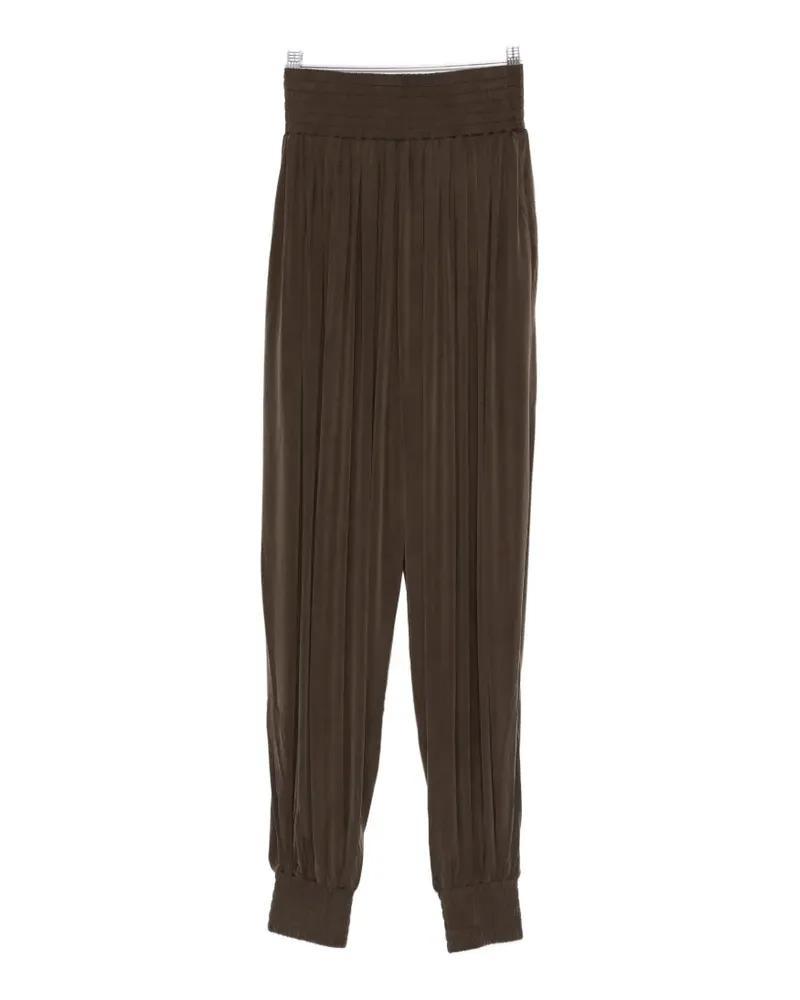 Balmain shirred trousers - Braun Braun
