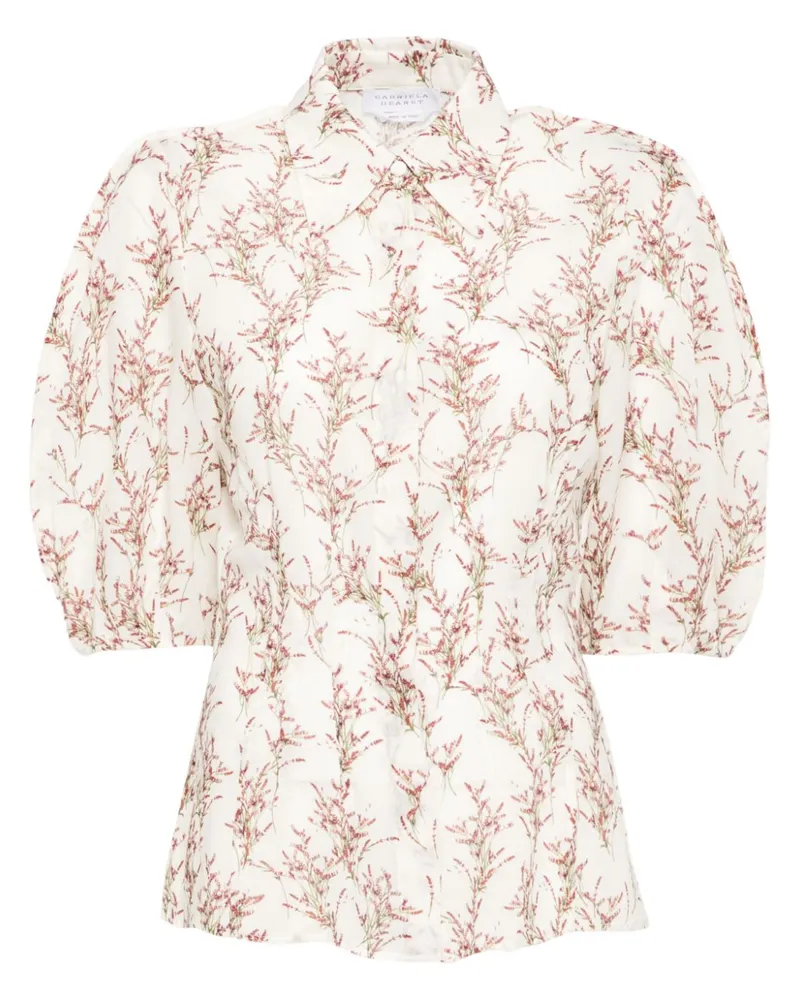 Gabriela Hearst Luhan Bluse - Nude Nude