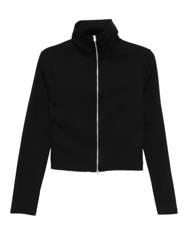 Our Legacy zipped long-sleeved top - Schwarz Schwarz