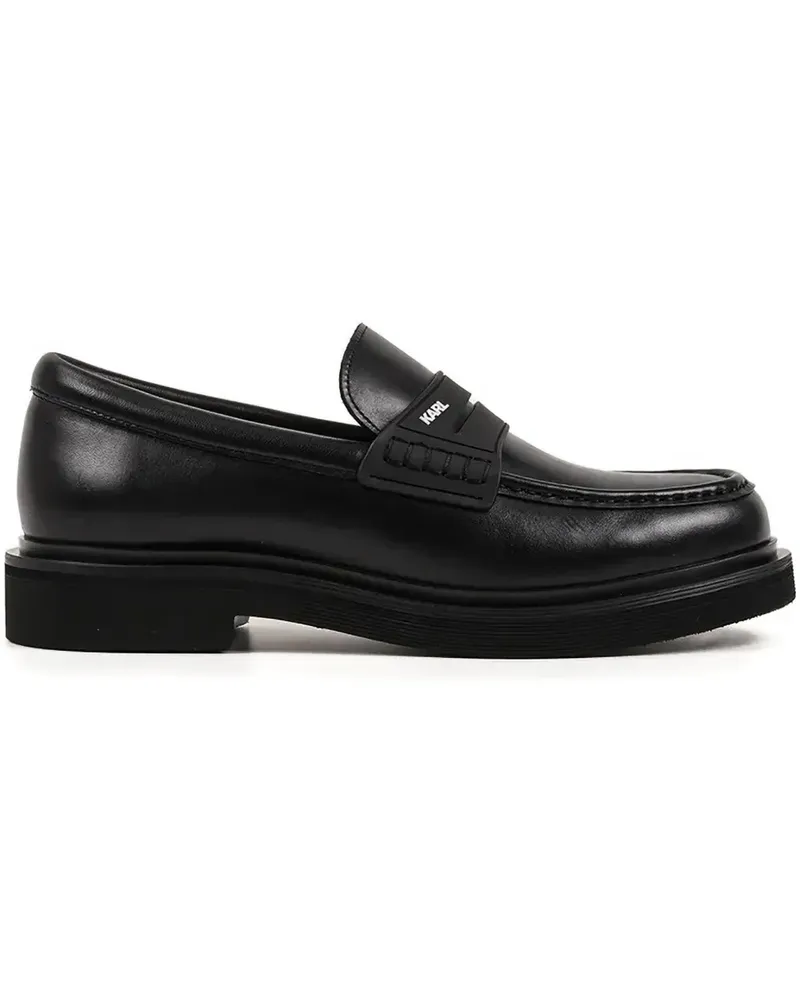 Karl Lagerfeld Loafer mit Logo - Schwarz Schwarz