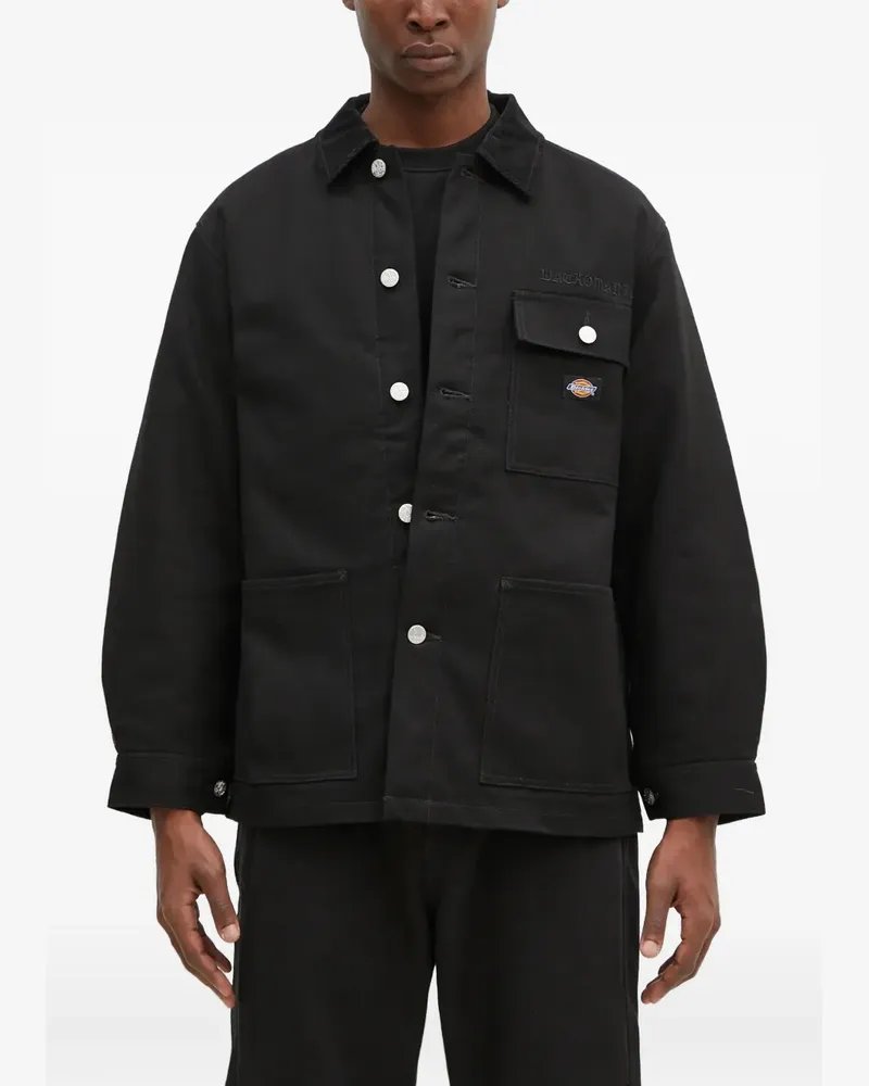 Wacko Maria x Dickies Hemdjacke im Utility-Look - Schwarz Schwarz