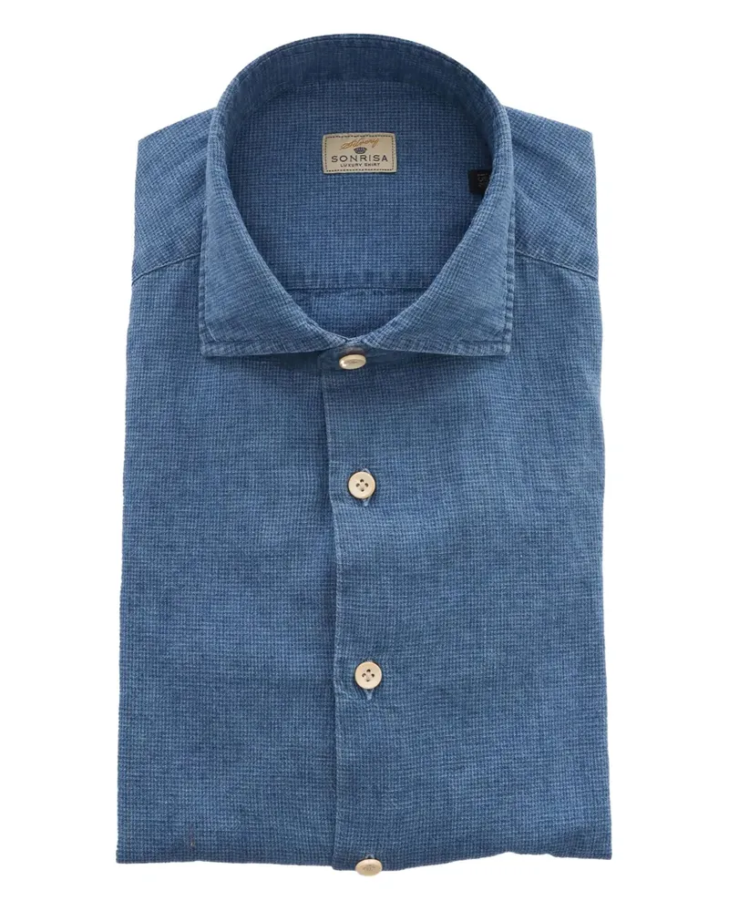 SONRISA Hemd mit Karomuster - Blau Blau