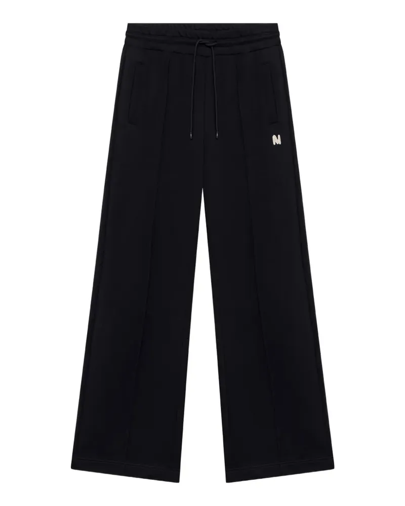 MSGM Jogginghose mit Logo-Patch - Schwarz Schwarz