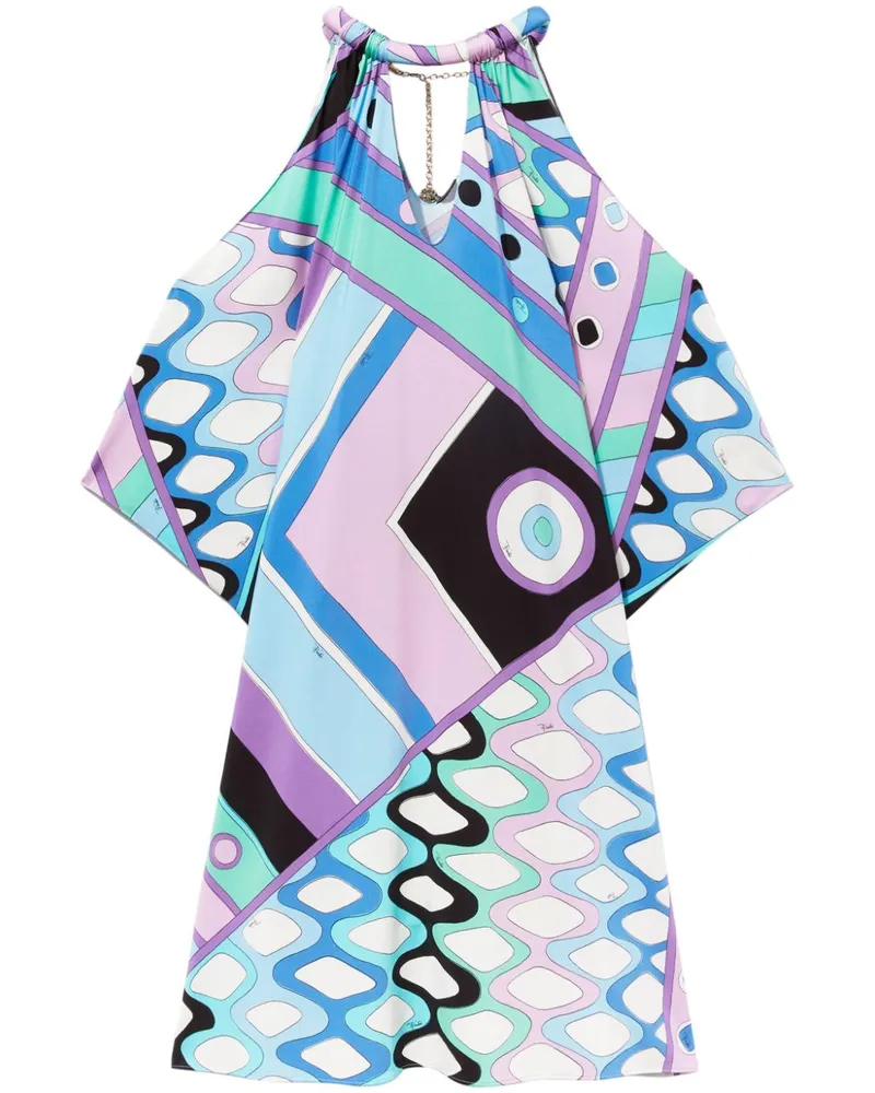 Emilio Pucci Kleid mit Vivara-Print - Blau Blau