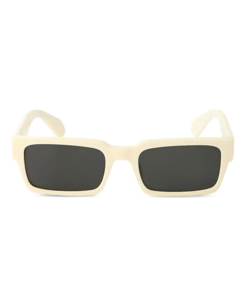 OFF-WHITE Huntington rectangle-frame sunglasses - Nude Nude