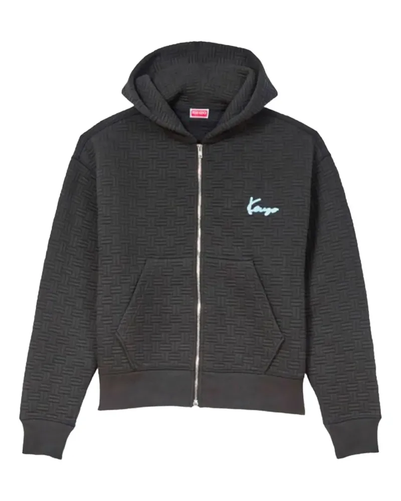 Kenzo Gesteppte Kapuzenjacke - Grau Grau