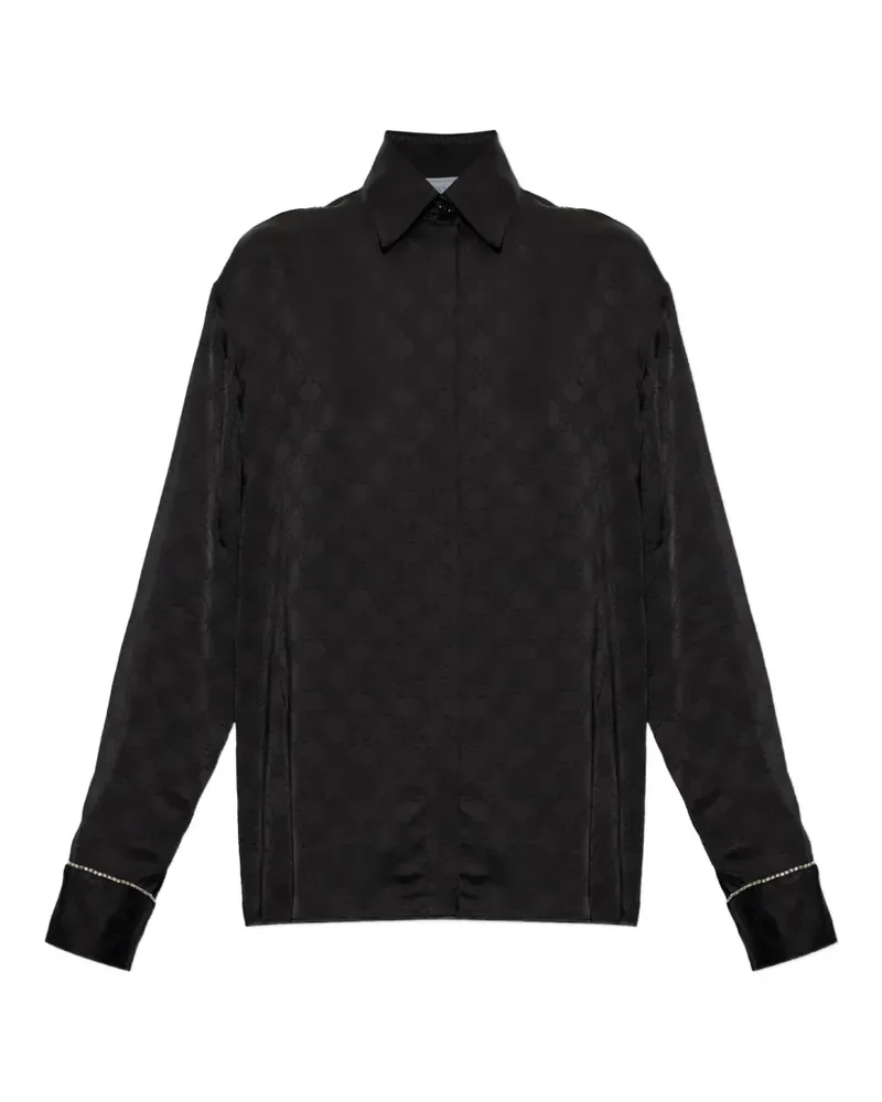OFF-WHITE jacquard shirt - Schwarz Schwarz