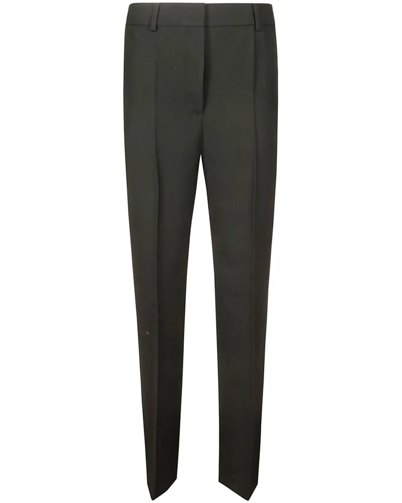 Totême Klassische Bundfaltenhose - Schwarz Schwarz