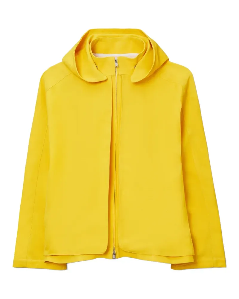 Tory Burch Jacke aus gewachstem Canvas im Oversized-Look - Gelb Gelb