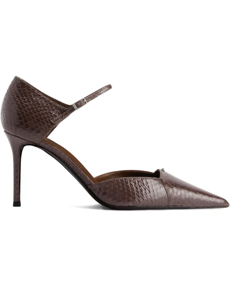 Giuseppe Zanotti Raquel D'Orsay Pumps 85mm - Braun Braun