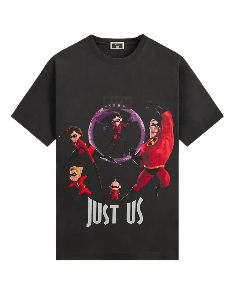 KITH x Pixar The Incredibles T-Shirt mit Grafik - Schwarz Schwarz