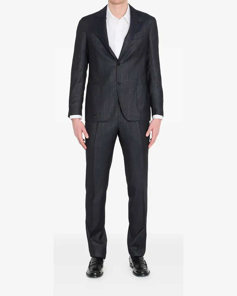LARDINI two-button single-breasted suit - Blau Blau