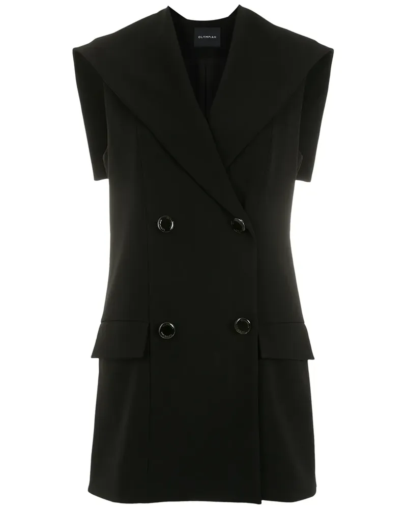 OLYMPIAH Doppelreihiger Blazer - Schwarz Schwarz