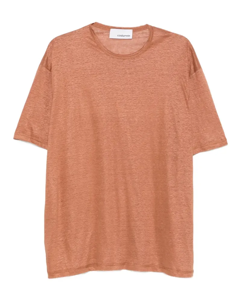 Costumein T-Shirt mit Kontrastnähten - Braun Braun