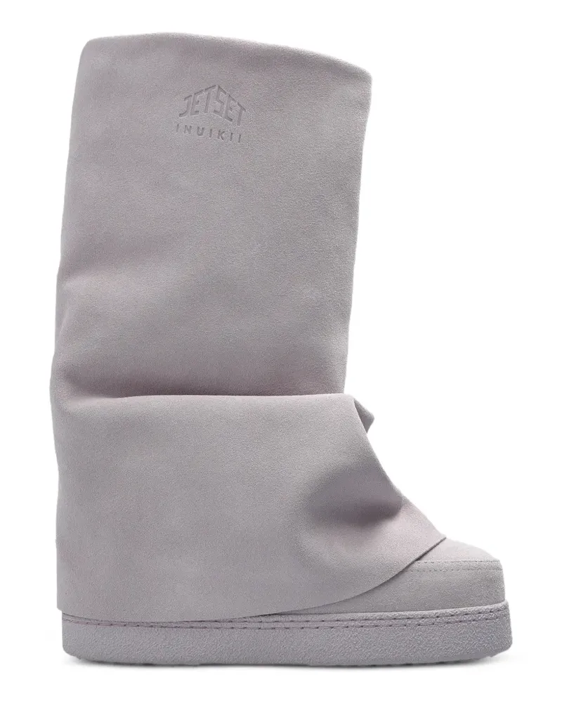 INUIKII x JetSet Drape High Stiefel - Violett Violett