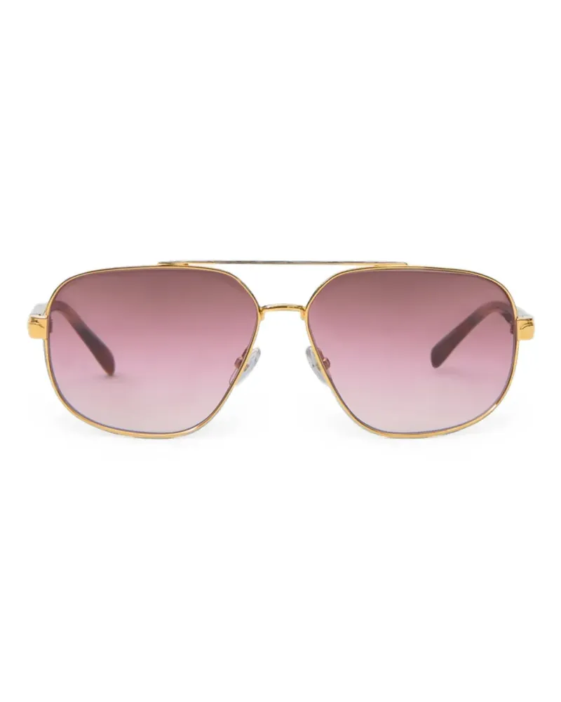 Isabel Marant Clero Sonnenbrille mit geometrischem Gestell - Gold Gold