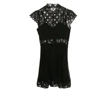 Kleid aus Guipure-Spitze - Schwarz