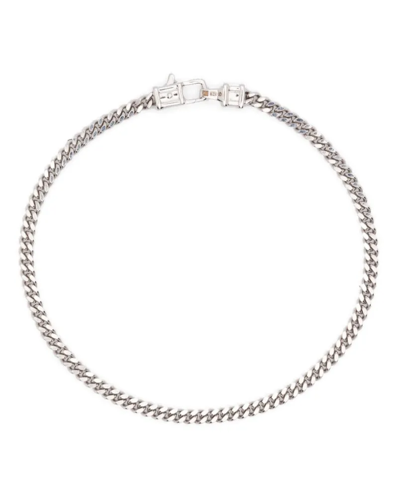 Tom Wood Curb M Armband - Silber Silber