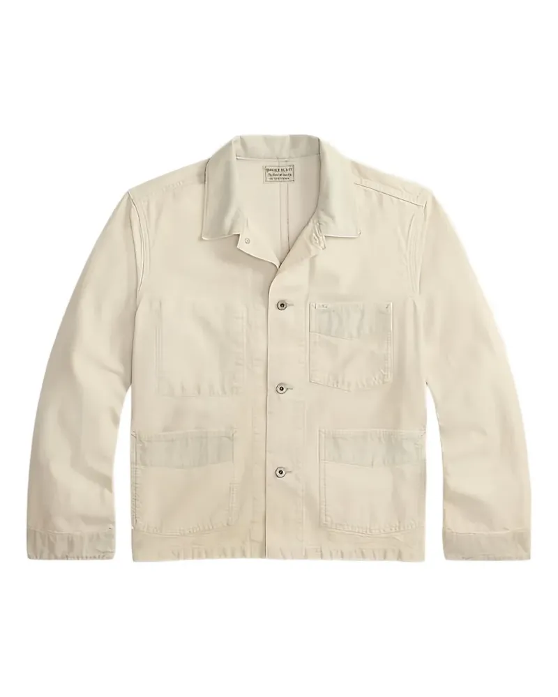 Ralph Lauren corduroy-trim selvedge jacket - Nude Nude