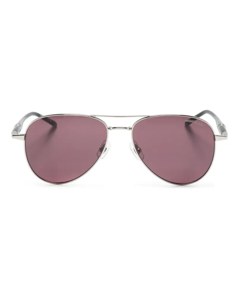 Montblanc Getönte Pilotenbrille - Schwarz Schwarz
