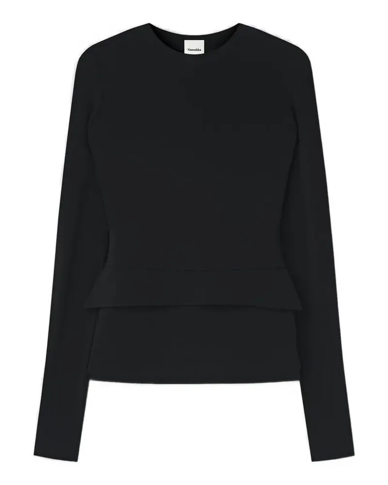 Nanushka Raveen Langarmshirt - Schwarz Schwarz