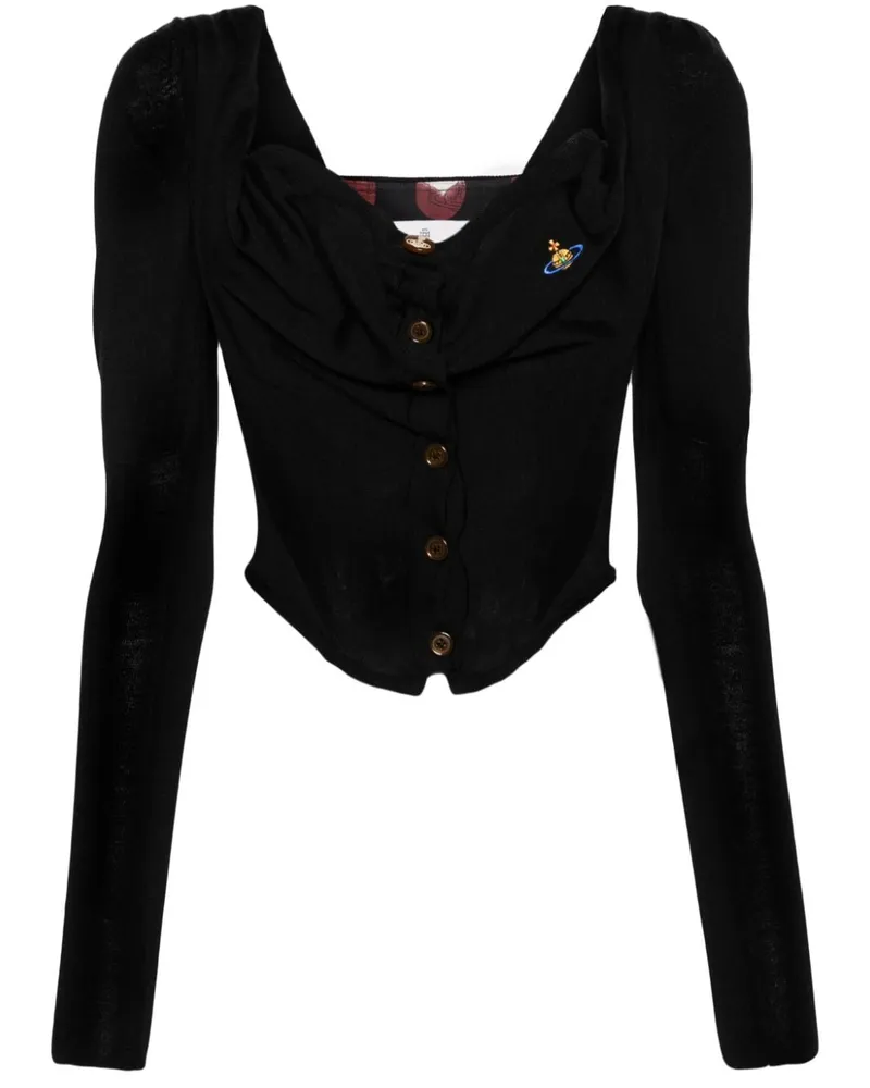 Vivienne Westwood Bea Corsage - Schwarz Schwarz