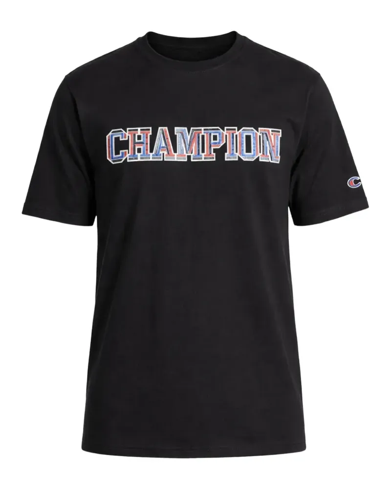 Champion logo-print T-shirt - Schwarz Schwarz